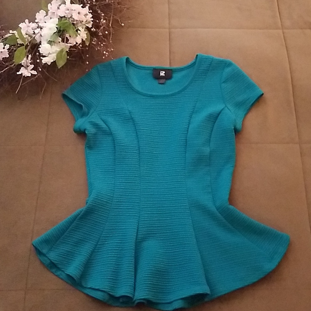 Iz Byer Peplum Top